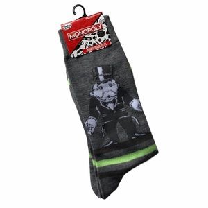 Monopoly “Bankrupt” Banker socks Fits shoe 6-12